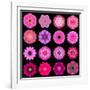 Big Collection of Various Purple Pattern Flowers-tr3gi-Framed Art Print