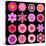 Big Collection of Various Purple Pattern Flowers-tr3gi-Stretched Canvas