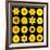 Big Collection of Various Yellow Pattern Flowers-tr3gi-Framed Art Print