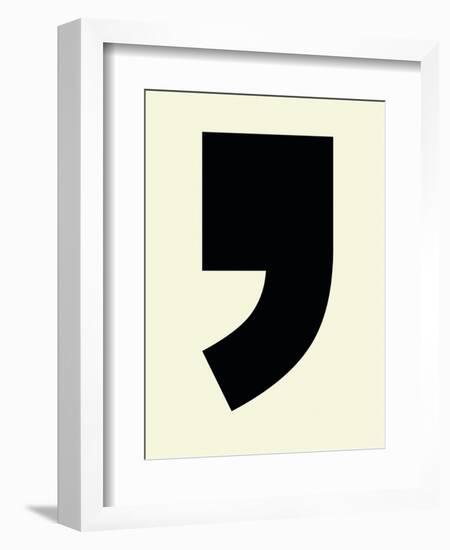 Big Comma-Philip Sheffield-Framed Premium Giclee Print