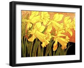 Big Daffodils-John Newcomb-Framed Giclee Print