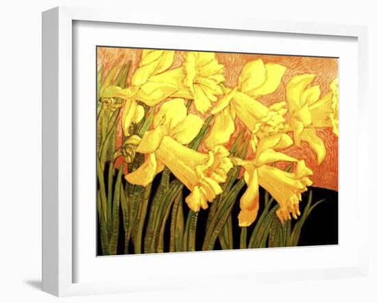 Big Daffodils-John Newcomb-Framed Giclee Print