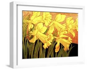 Big Daffodils-John Newcomb-Framed Giclee Print