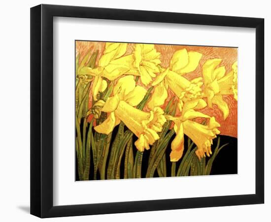 Big Daffodils-John Newcomb-Framed Giclee Print