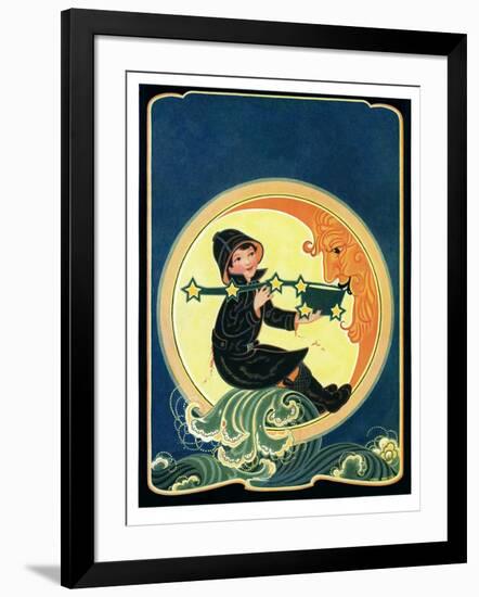 Big Dipper and the Moon - Child Life-Hazel Frazee-Framed Giclee Print