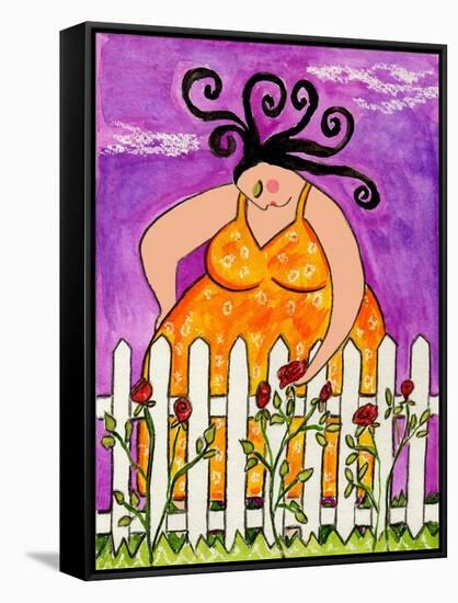 Big Diva Always Someone Else's Garden-Wyanne-Framed Stretched Canvas