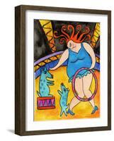 Big Diva and the Circus Dogs-Wyanne-Framed Giclee Print