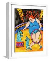 Big Diva and the Circus Dogs-Wyanne-Framed Giclee Print