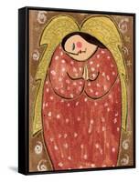 Big Diva Angel Praying-Wyanne-Framed Stretched Canvas