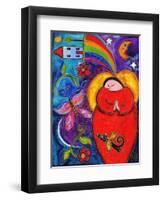 Big Diva Angel Wish-Wyanne-Framed Premium Giclee Print