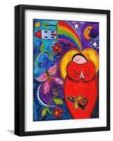 Big Diva Angel Wish-Wyanne-Framed Giclee Print