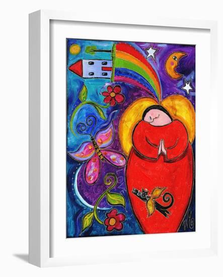 Big Diva Angel Wish-Wyanne-Framed Giclee Print