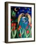 Big Diva Angel with Bird-Wyanne-Framed Giclee Print