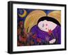 Big Diva Angel with Flowers-Wyanne-Framed Giclee Print