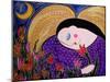 Big Diva Angel with Flowers-Wyanne-Mounted Giclee Print