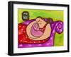 Big Diva Asleep with Baby-Wyanne-Framed Giclee Print