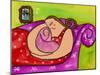 Big Diva Asleep with Baby-Wyanne-Mounted Giclee Print