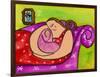 Big Diva Asleep with Baby-Wyanne-Framed Giclee Print