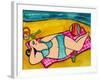 Big Diva at the Beach-Wyanne-Framed Giclee Print