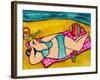 Big Diva at the Beach-Wyanne-Framed Giclee Print