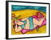 Big Diva at the Beach-Wyanne-Framed Giclee Print