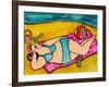 Big Diva at the Beach-Wyanne-Framed Giclee Print