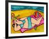 Big Diva at the Beach-Wyanne-Framed Giclee Print