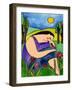 Big Diva Birdy Told Me-Wyanne-Framed Giclee Print