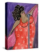 Big Diva Blues Singer-Wyanne-Stretched Canvas