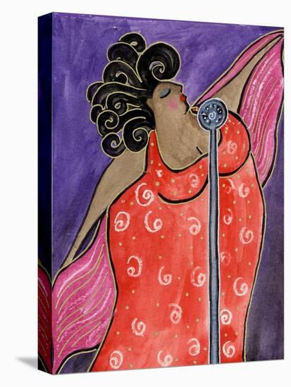 Big Diva Blues Singer-Wyanne-Stretched Canvas