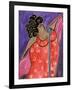 Big Diva Blues Singer-Wyanne-Framed Giclee Print