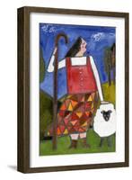 Big Diva Bo Peep and Sheep-Wyanne-Framed Giclee Print