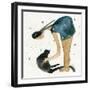 Big Diva Cat Scratch-Wyanne-Framed Giclee Print