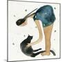 Big Diva Cat Scratch-Wyanne-Mounted Giclee Print