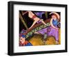 Big Diva Circus-Wyanne-Framed Giclee Print