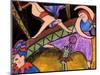 Big Diva Circus-Wyanne-Mounted Giclee Print