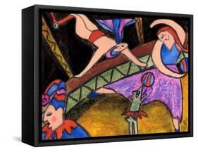 Big Diva Circus-Wyanne-Framed Stretched Canvas