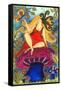 Big Diva Fairy on Mushroom-Wyanne-Framed Stretched Canvas