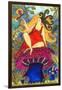 Big Diva Fairy on Mushroom-Wyanne-Framed Giclee Print