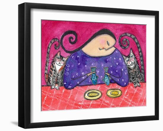 Big Diva Fish for Two-Wyanne-Framed Giclee Print