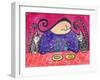 Big Diva Fish for Two-Wyanne-Framed Giclee Print