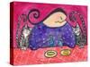 Big Diva Fish for Two-Wyanne-Stretched Canvas