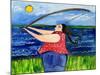 Big Diva Fishing-Wyanne-Mounted Giclee Print