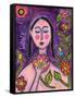 Big Diva Flower Goddess-Wyanne-Framed Stretched Canvas