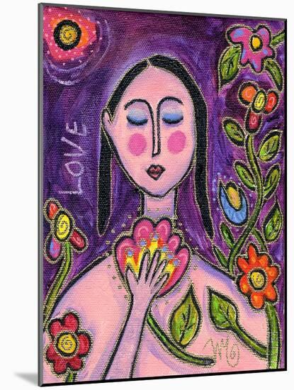 Big Diva Flower Goddess-Wyanne-Mounted Giclee Print