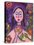 Big Diva Flower Goddess-Wyanne-Stretched Canvas