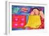 Big Diva Hanging Laundry to Dry-Wyanne-Framed Giclee Print