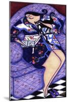 Big Diva in Kimono with Kitty-Wyanne-Mounted Giclee Print