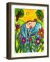 Big Diva in the Garden-Wyanne-Framed Giclee Print