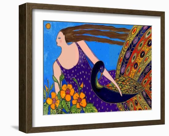 Big Diva Island Beauty-Wyanne-Framed Giclee Print